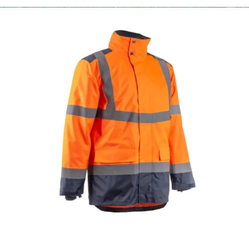 5KAP1704XL KAZAN KOMBINÁLHATÓ 4/1 HI-VIZ NARANCS MUNKAVÉDELMI ESŐKABÁT 4XL