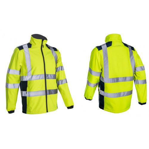 KANPA HI-VIZ SÁRGA  SOFTSHELL DZSEKI, méret: S, szín: Sárga