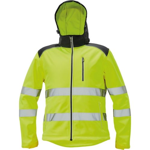 C0301053670000, KNOXFIELD HI-VIS softshell dzseki XS sárga (C0301053670000)