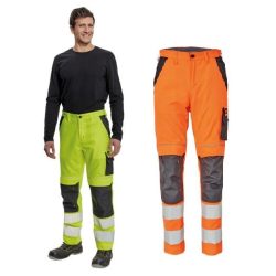 MAX VIVO HV férfi HI-VIS derekasnadrág - sárga/narancs