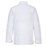 Portwest, Surrey Chef Jacket  L/S, White, L-s