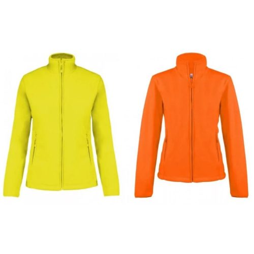 ka907for-4xl, Fluorescent Orange, Kariban MAUREEN - LADIES' FULL ZIP MICROFLEECE JACKET