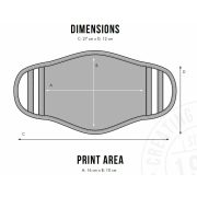 pr799dg-u, Dark Grey, Premier 2 PLY FACE COVERING - 1 UNIT->5 PCS