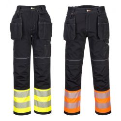   PW307 - PW3 Hi-Vis Class 1 Holster jól láthatósági nadrág Sárga/Narancs