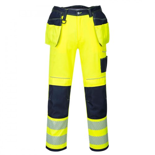 T501YNS28, T501 - Vision Hi-Vis nadrág, Sárga/kék, 28