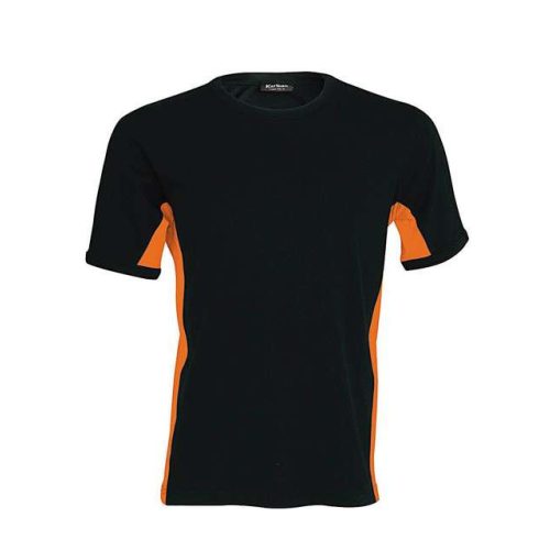 ka340bl-or-l, KARIBAN TIGER SHORT SLEEVE (KA340) nyári rövid ujjú féri póló, környakas