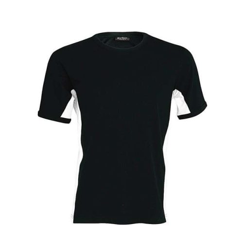 ka340bl-wh-xl, KARIBAN TIGER SHORT SLEEVE (KA340) nyári rövid ujjú féri póló, környakas