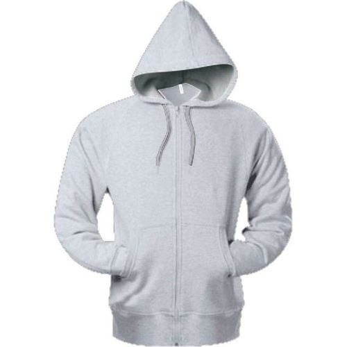 ka444oxg-xs, KARIBAN ZIP HOODED (KA444) hosszú ujjú uniszex pulóver poliészter/pamut oldalvarrott