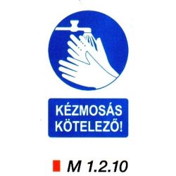 Kézmosás kötelező m 1.2.10