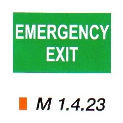 Emergency exit m 1.4.23