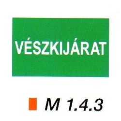 Vészkijárat m 1.4.3