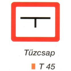 Tüzcsap tábla t 45