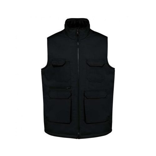 Designed To Work WK607 UNISEX PADDED MULTI-POCKET POLYCOTTON VEST 2XL