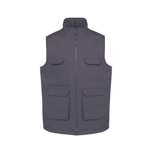 Designed To Work WK607 UNISEX PADDED MULTI-POCKET POLYCOTTON VEST 5XL