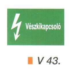 Vészkikapcsoló v 43